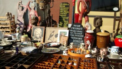 glimpse of flea market at Bremen